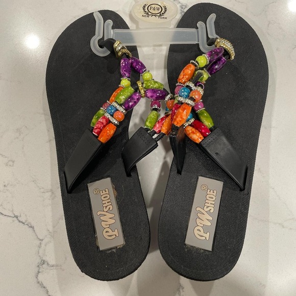Shoes - Women's P & W Flip Flops Size 5